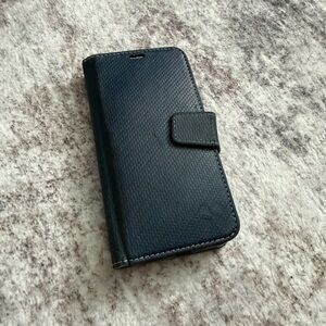 iPhone 13 series SafeSleeveWallet-Style Phone Case - Dark Navy
